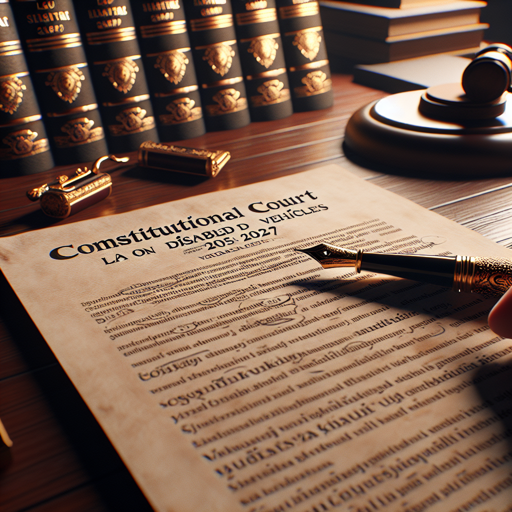 Engelli Araç Yasası Anayasa Mahkemesi Kararı 2025