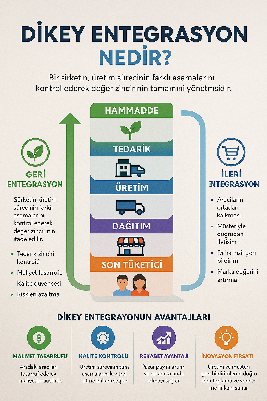 Dikey Entegrasyon ( Dikte Entegrasyon ) Nedir ?
